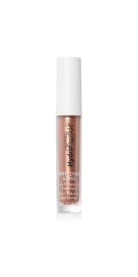 A shimmery soft beige-pink that hydrates and contains volumizing peptides
